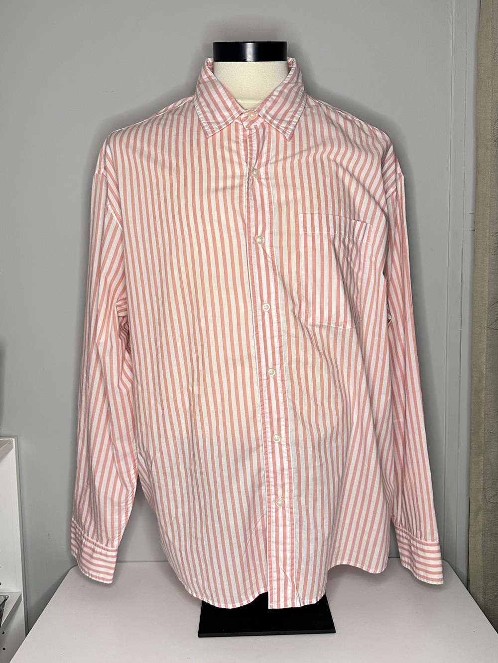 American Eagle Outfitters Striped Button-Down Shirt
